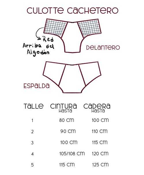 Culottes Cacheteros Tesoros Negro