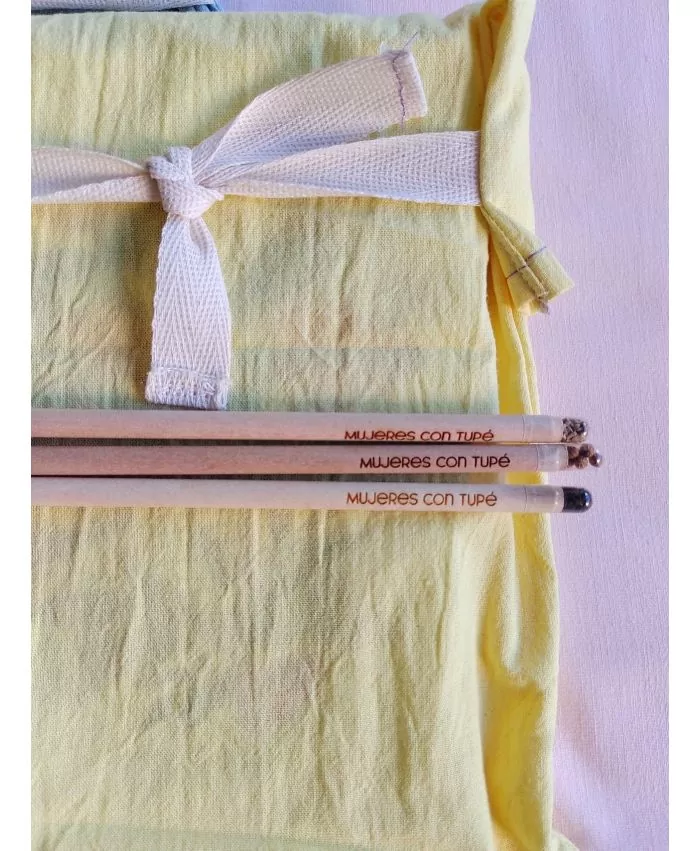"Bolsita de lienzo del set artesanal Pausa"