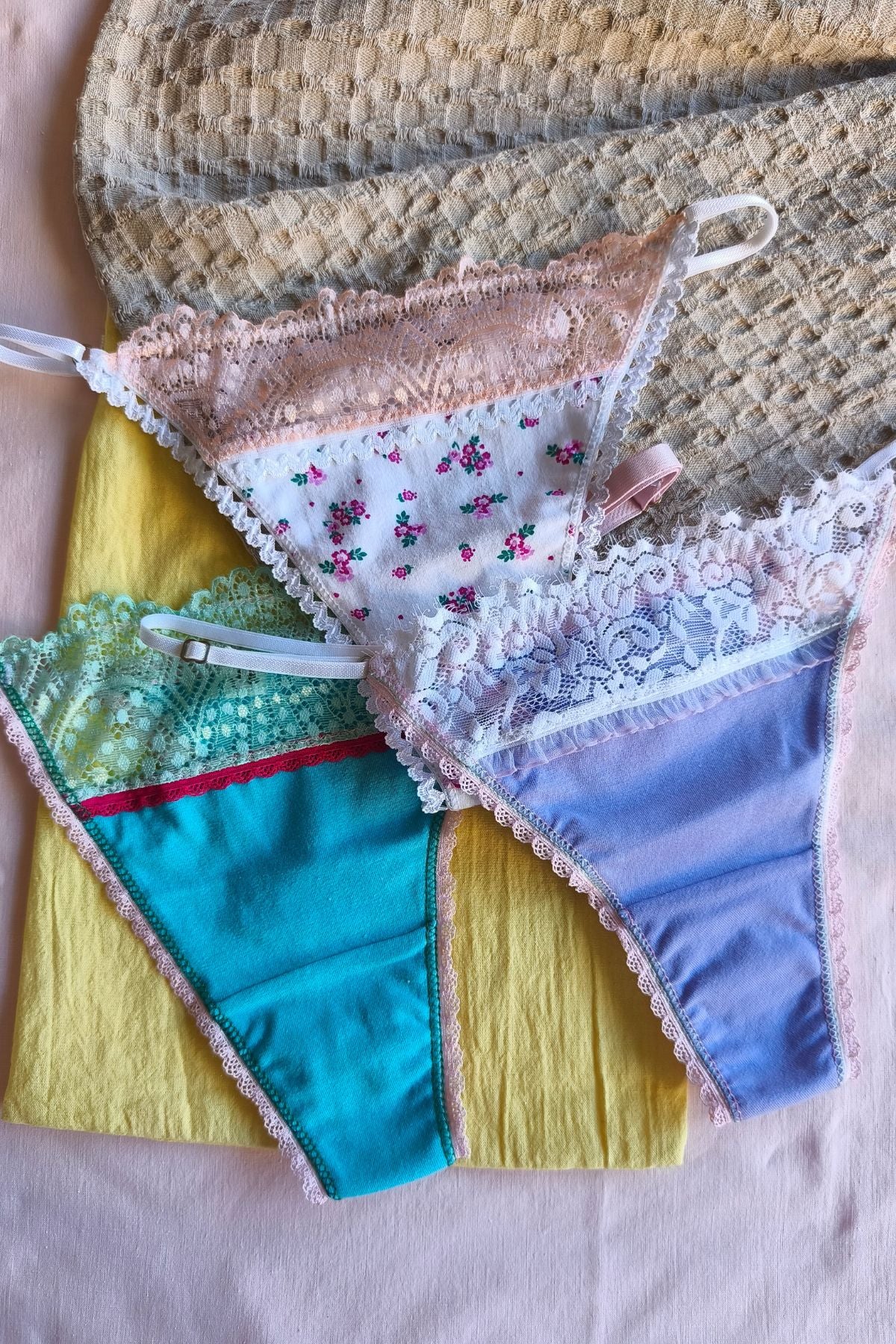  Set x3 tangas less regulables Adriana algodón – Qué Tupé
