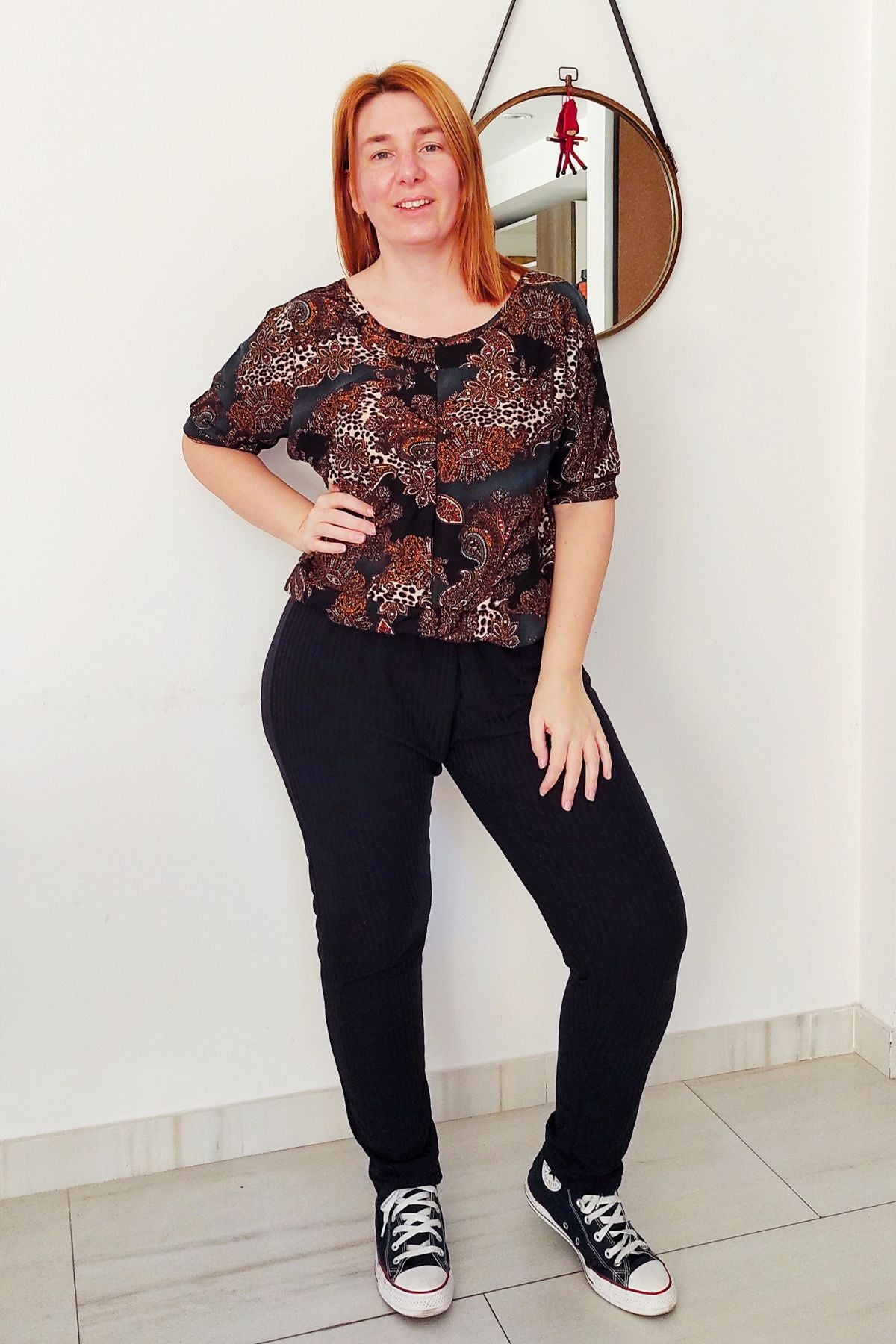 Conjunto Homewear Aby. Buzo lanilla y pantalon morley negro