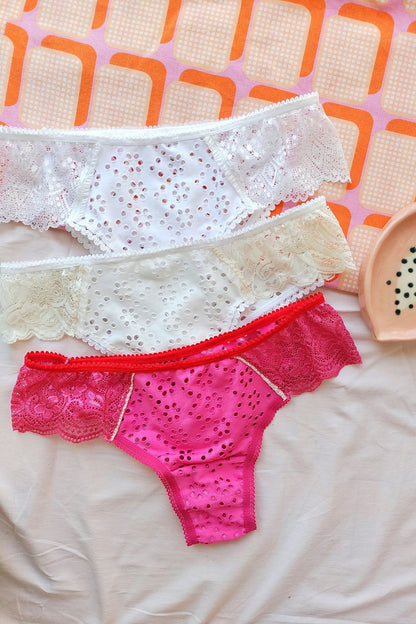 Detalle broderie elastizado culotte less – Qué Tupé