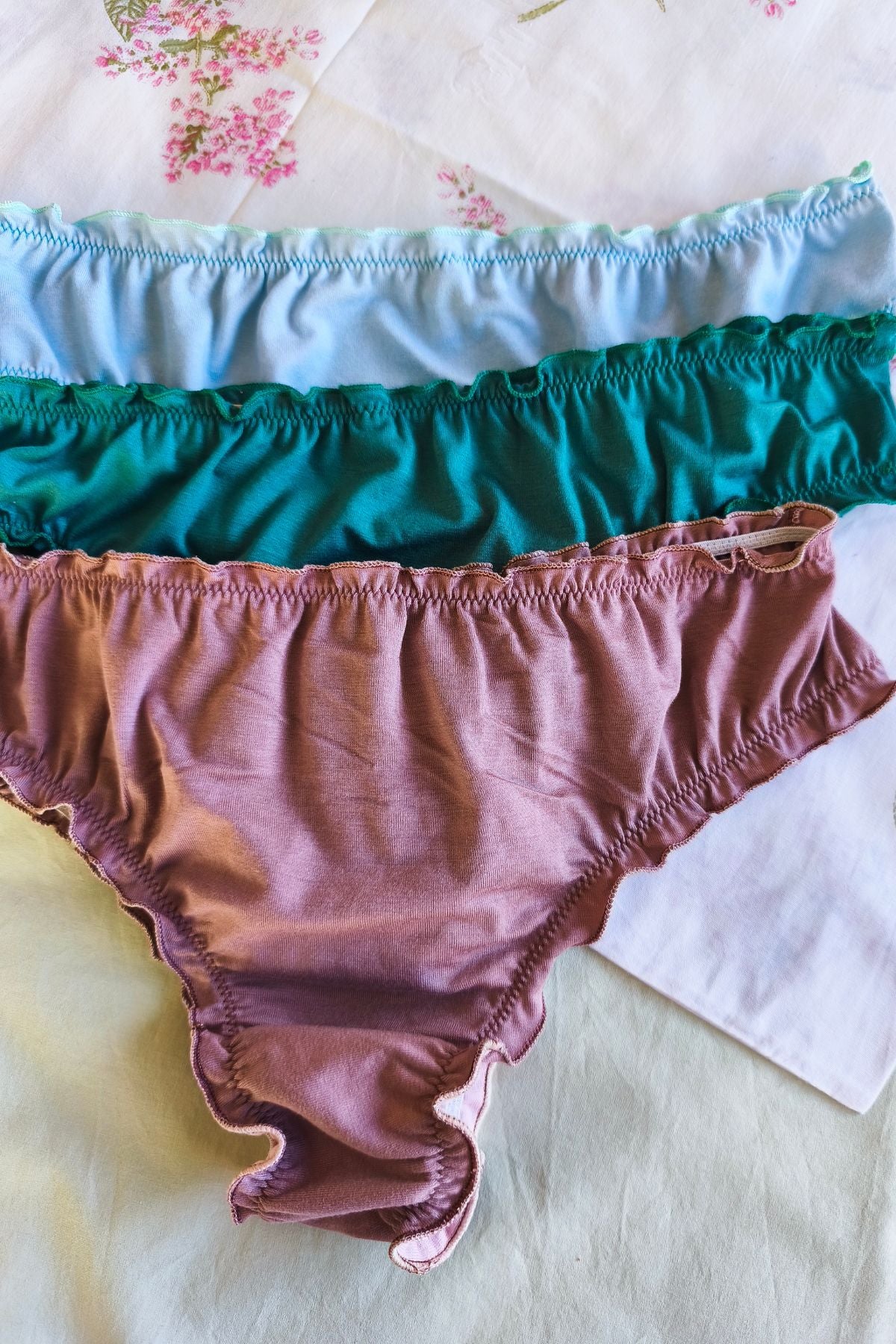 Pack Vedetina Fru Fru x3 Pradera modal celeste verde inglés granate – Qué Tupé