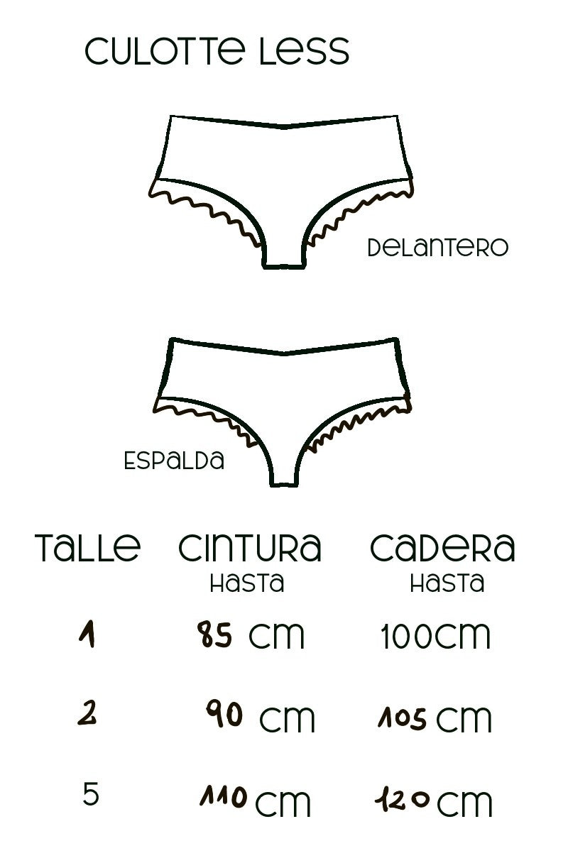 Bombacha Culotte Less Brasil | Algodón con Lycra Premium