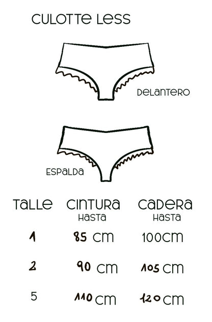 Bombacha Culotte Less Brasil | Algodón con Lycra Premium