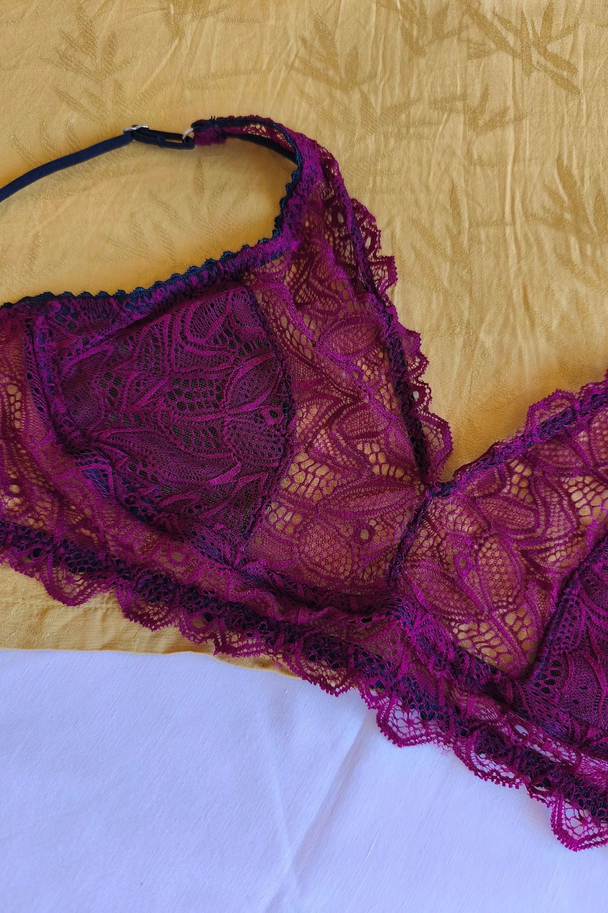 Corpiño Encanto bordó sin aro puntilla elastizada – Qué Tupé