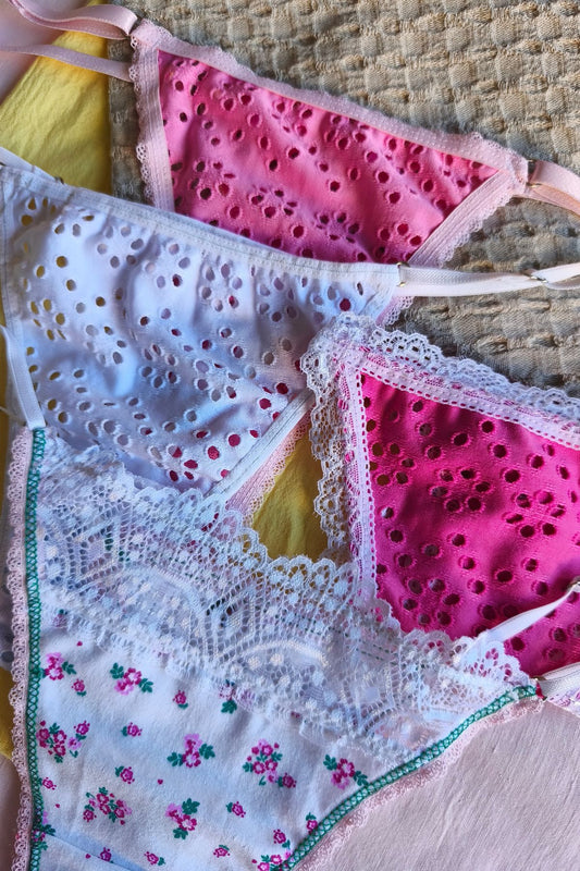 Bombacha less broderie artesanal – Qué Tupé