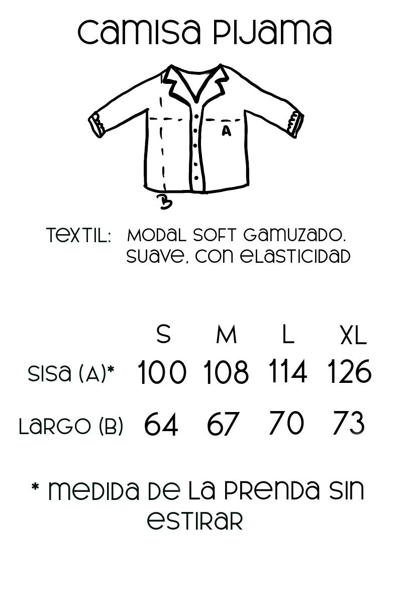 Pijama Invierno Edén – Con camisa