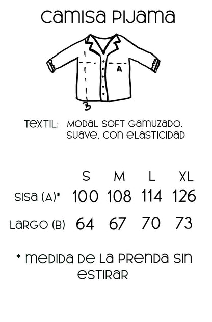 Pijama Invierno Edén – Con camisa