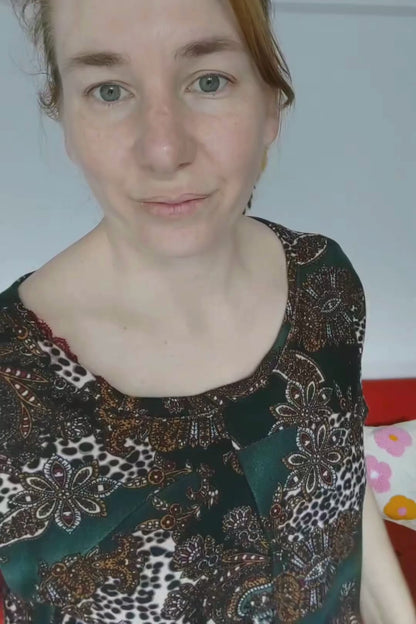 Video de detalle estampa buzo lanilla búlgaros y pantalón largo morley